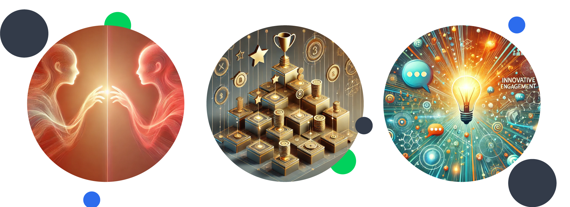 An infographic that breaks down the key drivers of consumer loyalty—emotional connections, reward structures, and innovative engagement.
