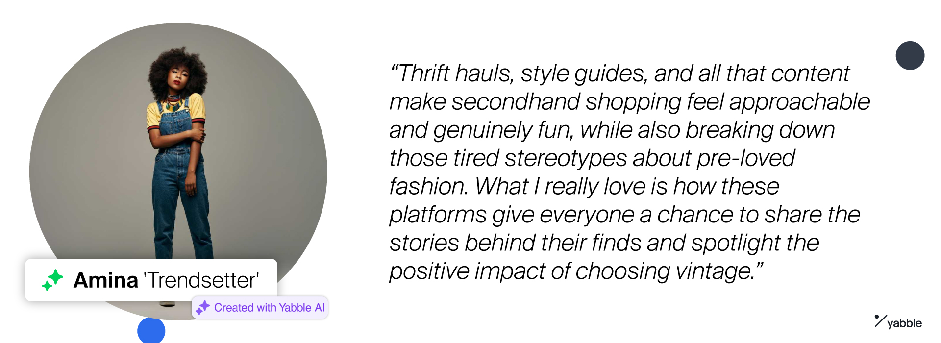 “Thrift hauls, style guides, and all that content make secondhand shopping feel approachable and genuinely fun, while also breaking down those tired stereotypes about pre-loved fashion. What I really love is how these platforms give everyone a chance to share the stories behind their finds and spotlight the positive impact of choosing vintage.”