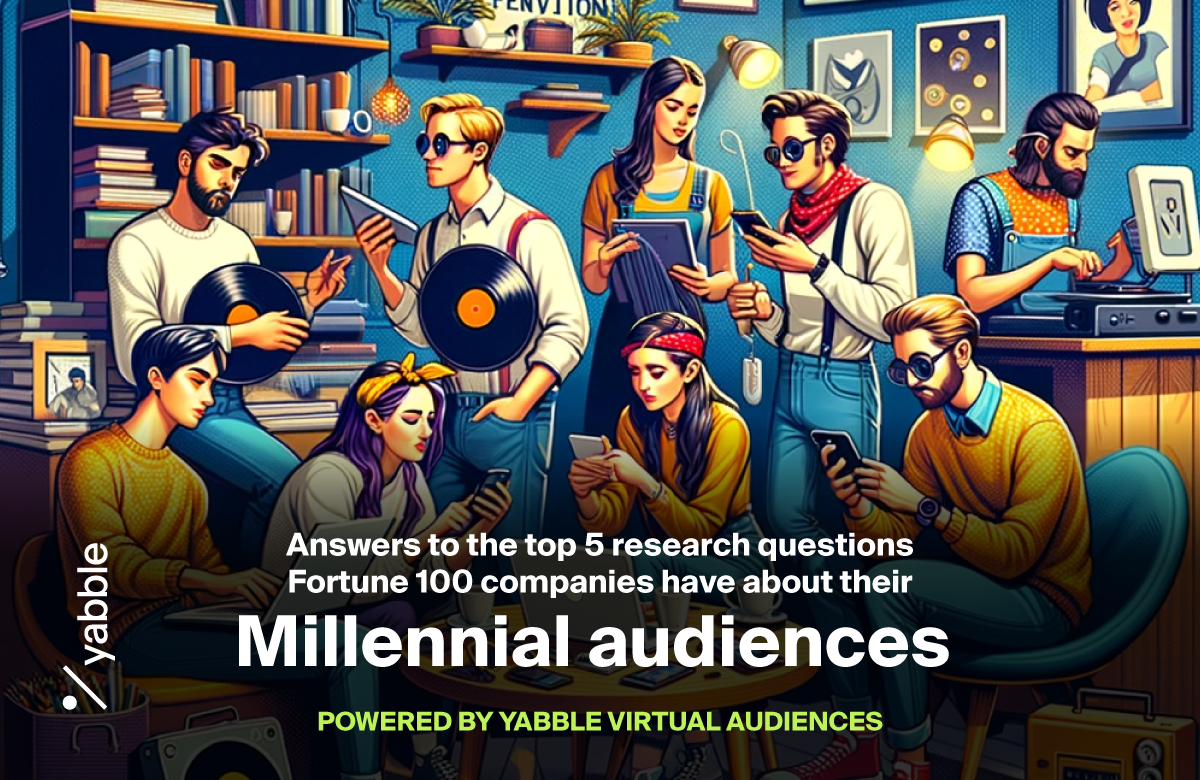 Answers to the top 5 research questions Fortune 100 companies want answered about their Millennial audiences