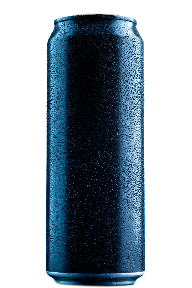 Yabble-AI-personas-case-study-food-and-beverage-front-view-energy-drink-can-blue-drink-alcohol-photo-darkness