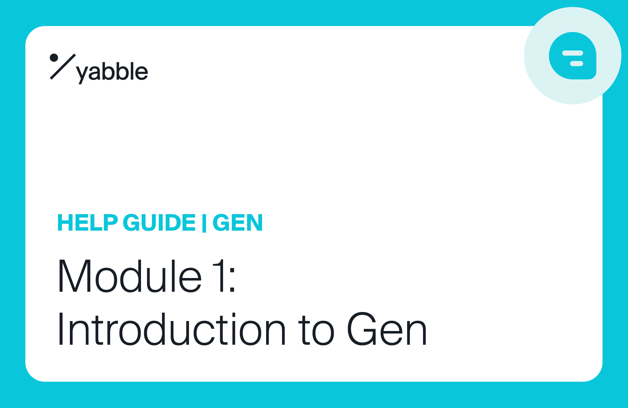 Introduction to Gen